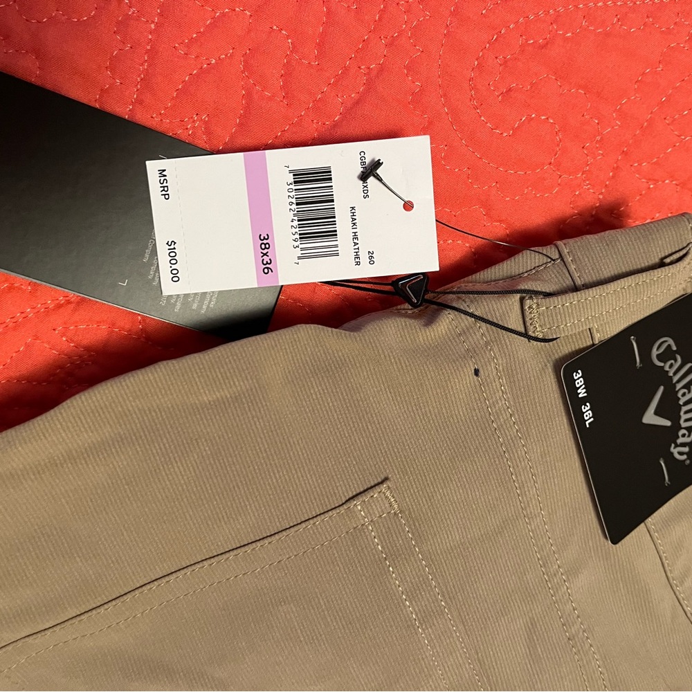 Men’s Callaway golf pants NWT